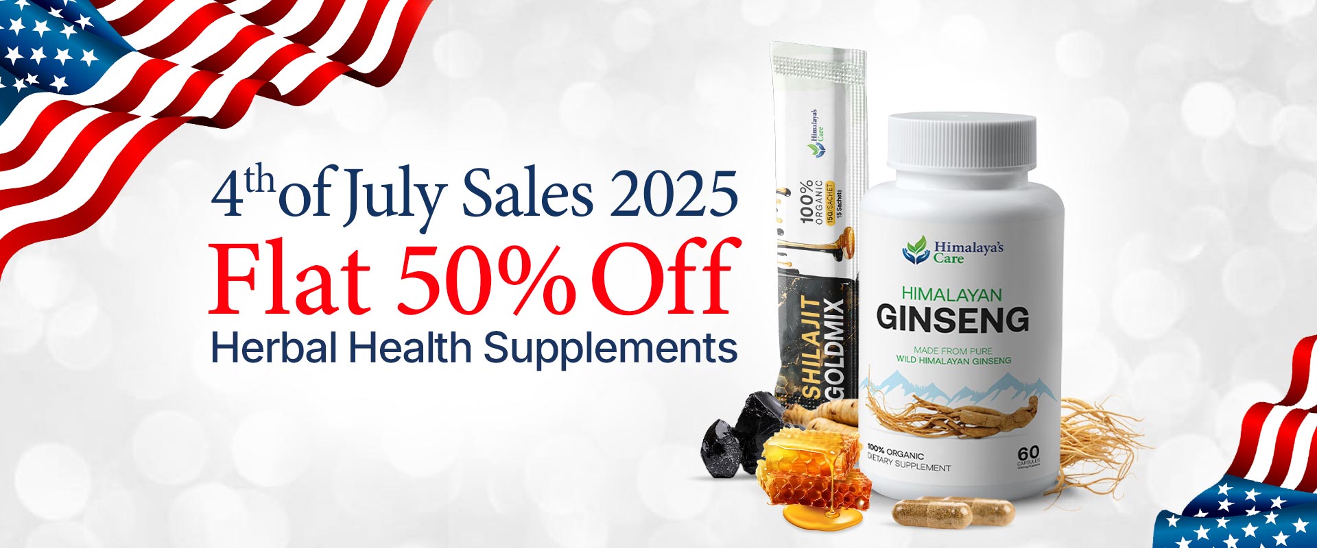 Celebrate 4th of July Sales 2025: Flat 50% Off Herbal Health Supplements