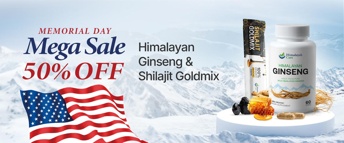 Memorial Day Sale: 50% Off Herbal Supplements!