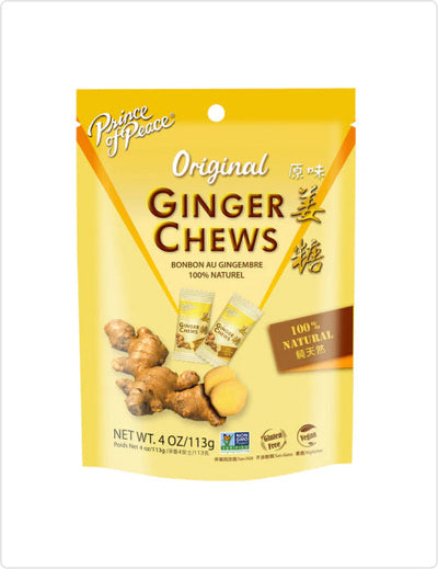 Prince of Peace Original Ginger Chews Flavor 4oz