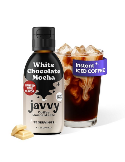 Javvy Cold Brew Coffee Concentrate – White Chocolate Mocha - 35 Serving