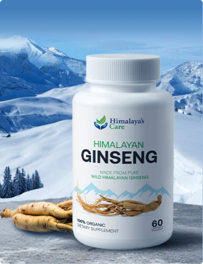 Organic Himalayan Ginseng Capsules, 500mg