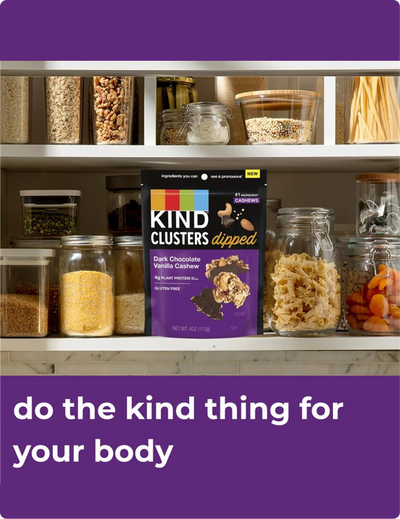 Kind Dipped Clusters Dark Chocolate Vanilla Cashew, Gluten Free, 4g Protein